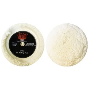 Wool Buffing Pad, 7.5" Diameter, 1.5" Thickness