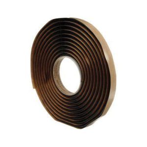 Windo-Weld 08611 Round Ribbon Sealer, 5/16 in x 15 ft Roll, Paste, Black